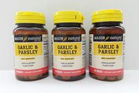 3 Pack Special of MASON NATURAL GARLIC/PARSLEY SOFTGELS 100 per bottle