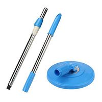 Voberry Spin Mop Pole Handle Replacement for Floor Mop 360 No Foot Pedal Version (Blue)
