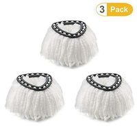 Microfiber Mop Head Replacement for EasyWring Spin Mop Easy Cleaning Mop Head Refills, Pack of 3