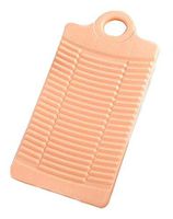Plastic Washboard Non-Slip Washboard Small Travel Laundry Washboard Yellow