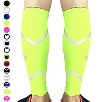Beister 1 Pair Calf Compression Sleeves for Women & Men, Footless Shin Splint Leg Support Socks for Pain Relief, Recovery, Running, Travel, Cycling Nurse, X-Large