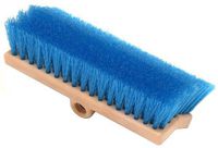 Laitner Brush Company Bi-Level Scrub Brush Head, 10", Blue