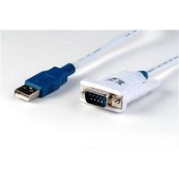 FTDI UT232R-200-BULK, Cable, Assembly; USB-RS232; 9 COND; 24AWG; USB-A, DB9 Male W/Thumbscrew; 2M