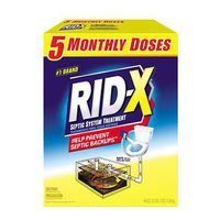 Rid-X Septic Tank System Treatment, 5 ct. AS