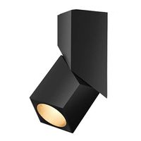 360°Adjustable LED Indoor Ceiling Spotlight Wall Light - Art DIY Spotlights -12W Warm White Light 3000K/ Ceiling Downlight -Surface Mounted COB Lighting Swivel lamp - for Home Gallery Display Lighting