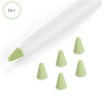 ZALU Compatible with Apple Pencil Tips Replacement for 2nd Gen, Silicone Nibs Cover Writing Protection for iPad Pencil (Metcha)