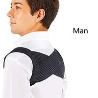 Tinffy Bulges Adult Posture Corrector Adjustable Shoulder Lumbar Brace Spine Support Belt Accessories