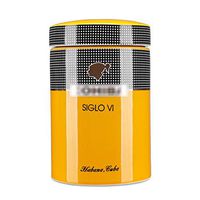 Humidors Cigar Box Cigar Filling Cigar moisturizing Tube Ceramic Cigar Tube Tobacco moisturizing jar Sealing Apron About 25 (Color : Yellow, Size : 131320.5cm)