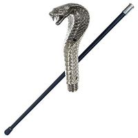 Distinguished Snake Charmer King Cobra Walking Cane