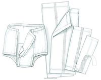 Simplicity Garment Liners 7 x 17 Inch- 1/Case of 200 (8 Bags of 25)