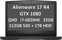 ALIENWARE 17 R4 GTX 1080~i7-6820HK~QHD~32GB RAM~512GB SSD+1TB HDD