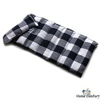 Microwavable Heating Pad (Black Plaid)
