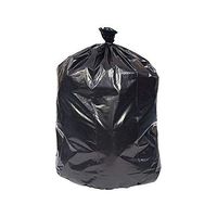 Brighton Professional Super Heavy Recycled Content Trash Bags, Black, 40-45 Gallon, 100 Bags/Box