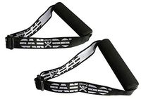 FEI 10-5330 Can-Do Exercise Band Foam Padded Adjustable Webbing Handle, Pair