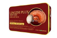 Lingzhi Plus Shiitake Dietary Supplement Product 60 Softgel Capsules with Rice Bran Oil, Lingzhi (Ganoderma lucidum), Shiitake (Lentinus edodes)