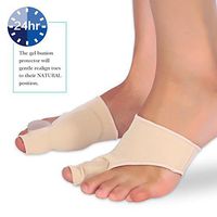 VGEBY 1Pair Bunion Corrector, Toe Separators Bunion Splints Straightener Corrector Alignment Pain Relief