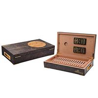 Custom Wooden Box High-Gloss Paint Large Capacity Mellow Spanish Cedar Wood Cigar Box Cigar Humidor