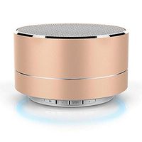 Super Bass Mini Portable Bluetooth Wireless Stereo Speaker for Smartphone Tablet (Gold)