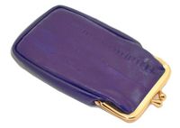 Eelskin Cigarette and Lighter Holder Case for Women (Purple)