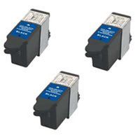Amsahr 10BK Remanufactured Replacement Kodak Ink Cartridges for Select Printers/Faxes - 3 Pack, Black