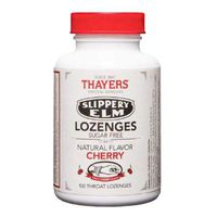 THAYERS SLIPPERY ELM LOZ,CHRRY,SF, 100 CT