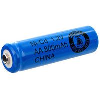 AA 1.2V 800mAh NiCd Rechargeable Button Top Assembly Cell Battery for high power static applications (Telecoms, UPS and Smart grid), electric mopeds, meters, radios, RC devices, electric tools