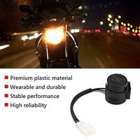 Frames & Fittings Plastic Black 1* Universal Motorcycle ATV Black Round Turn Signal Flasher Relay Light Blinker
