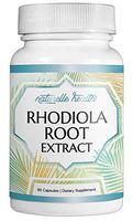 Naturelle Health Rhodiola Rosea Supplement, Powerful 4:1 Extract Boosts Energy on Auto Pilot, Improves Athletic Endurance, Relieves Stress, Enhances Attention and Memory, 90 Capsules