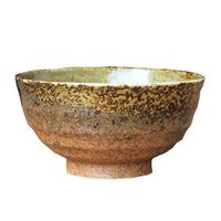 AXZHYX Bowl Ceramic Bowl Retro Sand-Shaped Snacks Dessert Pastry Tray Noodles Tableware Tableware 17x9cm/19.5x8cm Hotel Tableware Home Noodles Boiled Fish Soup Bowl (Color : B Diameter 19.5)