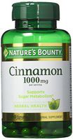Nature's Bounty Cinnamon 1,000 mg Caps, 100 ct
