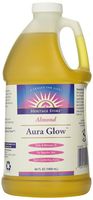 Heritage Store Aura Glow Massage Oil, Almond, 64 Ounce