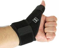 Wrist Brace with Thumb Splint by ELY GEAR | Stabilizer Support for Pain Reliever & Recovery - Dual Spring - Reversible - Black
