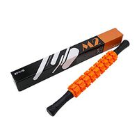 Linkin Sport Massage Sticks Muscle Roller Stick for Relieving Muscle Soreness Cramping (Orange)