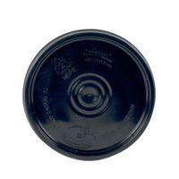 Black Plastic Lid for 1 Gallon Pails (12 Lids)