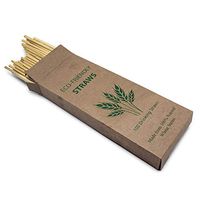 Chefs Boutique Natural Wheat Straws, Plastic Alternative Straw Makes an Environmental Impact!