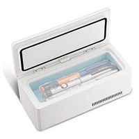 SOGG Insulin Cooler Medical Travel Car Refrigerator Insulin Cooler Travel Case Mini Household Medicine Thermostat Refrigerator Keep Insulin at 2-18 Degrees