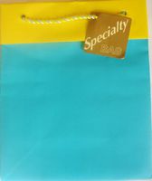 2 Tone Blue with Yellow Cuff Giftbag 6ct