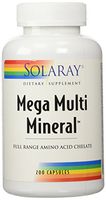 Solaray Mega Multi Mineral | 200 Capsules