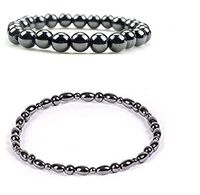 Dr. Kao 2 Pack Magnetic Therapy Anklet Bracelet Plus 2 Pack Magnetic Bracelet for Women Magnetic Bracelets for Arthritis Magnets for Anxiety Relief for Carpel Tunnel Strengthen Immunity