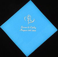 Lot Od 150 Beverage Napkins Wedding Napkins Custom Napkins Party Favors