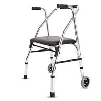 Walkers Toddler Aluminum Alloy Handrail Folding Elderly Disabled Walking Auxiliary Walking Stick Four Feet Rehabilitation 62cm47cm84cm MUMUJIN