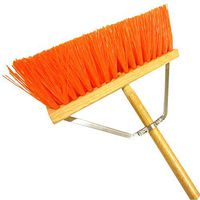 La Crosse Technology Street Broom with Brace, Polypropylene, 16"