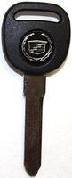NEW CADILLAC REPLACEMENT PK3 ID13 TRANSPONDER CHIP UNCUT IGNITION/DOOR LOGO KEY