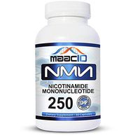 MAAC10 NMN 250mg Capsules - Stabilized Nicotinamide Mononucleotide Supplement. (2 Capsules = 500mg, 4 Capsules = 1000mg) Powerful NAD+ Precursor More Stable Than Nicotinamide Riboside (30 Count).