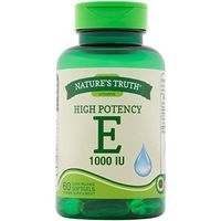 Nature's Truth Vitamin E Pure DL-Alpha, 1,000 IU, 60 Count