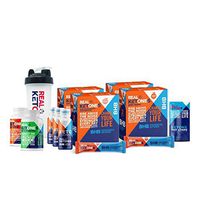 Real Ketones - Real 30 Thirty Day Keto Starter Kit (Caffeinated) - Supplements and Guidance to Quickly Realize The Benefits of a Keto Lifestyle