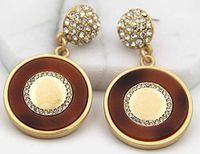 1set Womans Multi Crystal Rhinestone Silver Plated Long Ear Stud Hoop earrings Best Fine Accessories Women Fashion Womens Cheap Girls Bangle Brides Jewelry