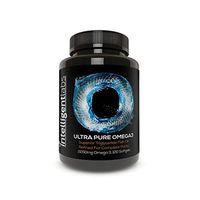 Intelligent Labs Triglyceride Omega 3, 2250mg EPA and DHA Per Serving, Burpless Fish Oil Capsules, GOED certified, 3rd Party Heavy Metal, PCB, and Oxidation Tested – 120 Softgels Per Bottle!
