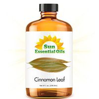 Cinnamon Leaf Essential Oil (Huge 8oz Bottle) Bulk Cinnamon Leaf Oil - 8 Ounce