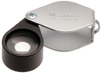 Eschenbach 1178-20 Aplanatic Folding Loupe Magnifier, 20x Magnification, 80 Diopter, 17mm Lens Diameter
